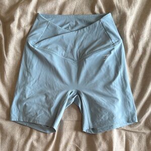 Gymshark Women's Sky Blue Bike Shorts